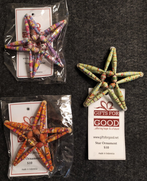 Star Christmas Ornaments 3 for $12